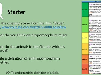 Animal Farm - PowerPoints and Resources (Key Stage 4)