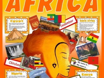 AFRICA -TEACHING RESOURCES CULTURE DIVERSITY LANGUAGE GEOGRAPHY EGYPT KENYA ETC