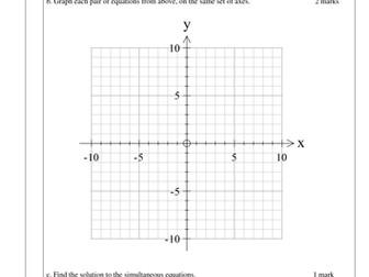 Simultaneous Equations Year 10 Intermediate Mathematics (5.2) NSW, Australia