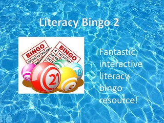 Literacy Bingo 2