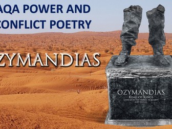 'Ozymandias' AQA Power and Conflict poetry