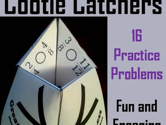 Comparing Fractions Cootie Catchers
