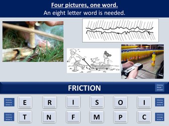 Starter - keyword anagrams for forces