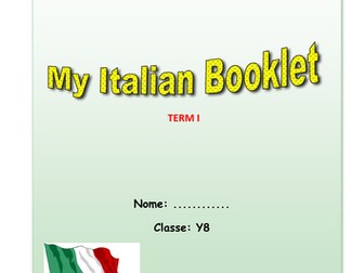 Italiano Food & Drink Booklet