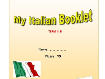 Italiano My Life Booklet