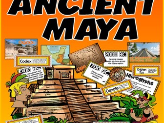 ANCIENT MAYA TEACHING RESOURCES HISTORY KEY STAGE 2 DISPLAY PACK