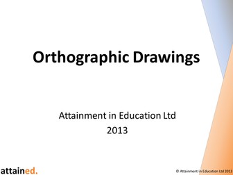 Starter or Plenary Slides for Engineering Drawing