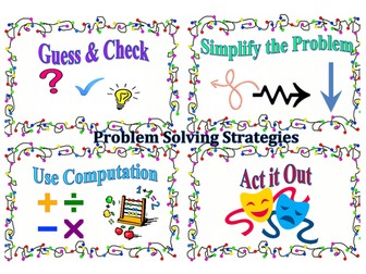 Problem Solving Cards