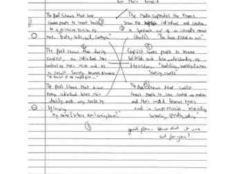 New GCSE: detailed set of Conflict poetry example responses