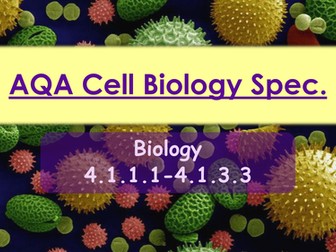 Cell Biology (ppt format) for NEW GCSE AQA Biology  Specification