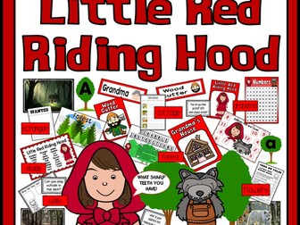 LITTLE RED RIDING HOOD STORY TEACHING RESOURCES EYFS KS1 FAIRYTALE ROLE PLAY