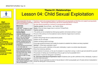 Child Sexual Exploitation