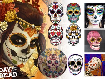 Day of the Dead Paper Mache Skulls - Step-by-Step