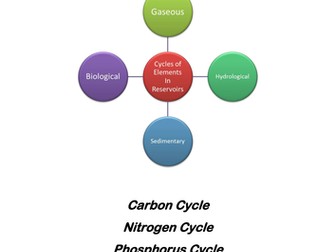 Biogeochemical Cycles: Carbon, Nitrogen, Phosphorus (Environmental Science/ Geography)