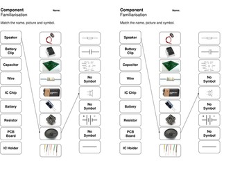Electronic Component Worksheets and Resources