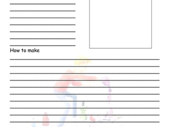 Roald Dahl, Georges Marvellous Medicine, recipe template