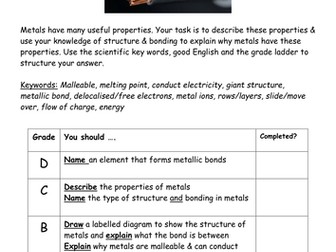 C2 Grade descriptor tasks - Long answer questions