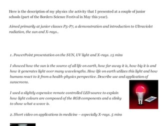 EM Radiation workshop for juniors