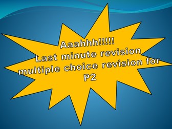 Edexcel Physics P2 Revision