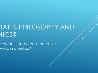 Introduction to Philosophy and Ethics