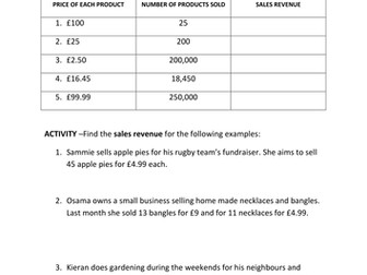 Accounting/Finance Booklet - Financial Statements and Ratio Analysis
