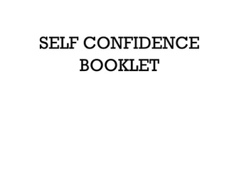PSHE Developing Self Confidence Work Book and Teacher Guide