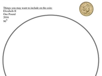 Design a pound coin to celebrate the Queens's 90th Birthday