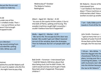 Victorian Newspaper report Interviews and facts