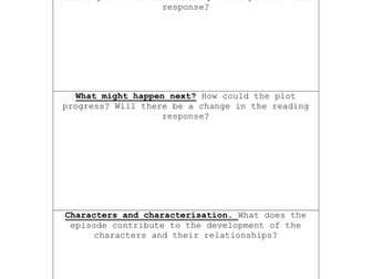 The Road Journal - keeping track of key episodes.