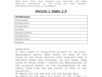 The Road Independent Workbook