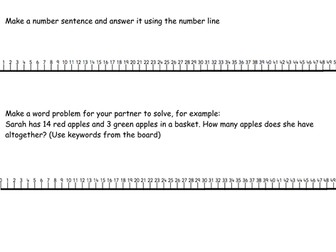 Year 1 - Addition word problems - Differentiated (New Curriculum)