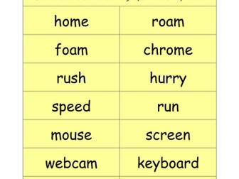 Connections vocabulary game