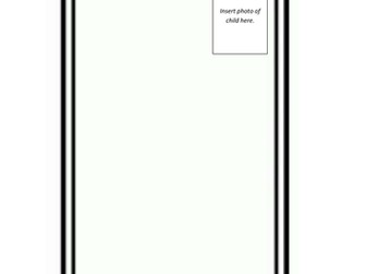 Transition week activity - Selfie picture and writing!  (Suitable for EYFS or KS1) 