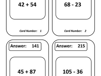Addition and Subtraction Treasure Hunt Collection