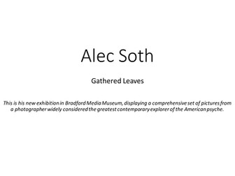 Alec Soth Songbook Powerpoint 