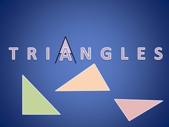 Triangles - a step by step introduction