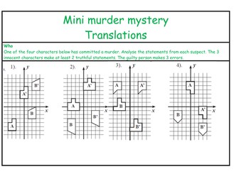 Translations mini murder mystery