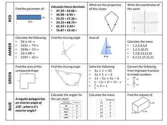 End of year 7 revision