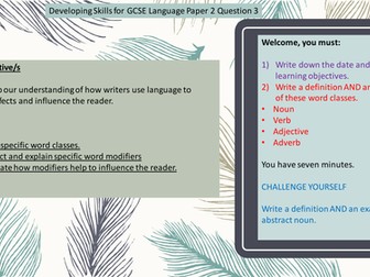  New 2016 AQA GCSE  English Language Paper 2 Reading   Full Scheme and Resources