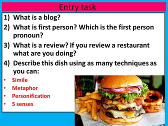 The Fat Duck - Descriptive review writing.