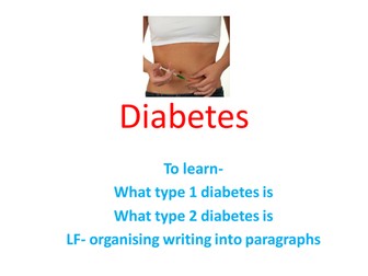 Health and social care gcse what is diabetes 