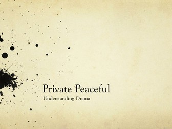 Private Peaceful: From Page to Stage