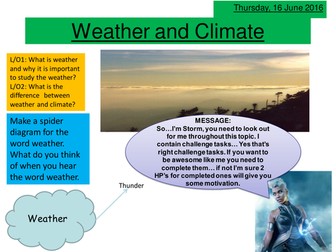 Weather and Climate