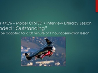OFSTED / INTERVIEW OUTSTANDING LITERACY LESSON - STORY ANECDOTES - YEAR 4/5/6