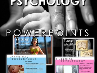 Developmental Psychology PowerPoints with Video Clips