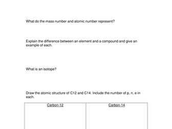 Additional Science (Chemistry) Complete Revision Booklet/Questions (updated June 2016)