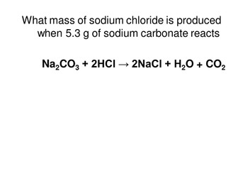 AQA  Chemistry Complete PPT Package Quantitative Chemistry (includes lots of GCSE style Q's)