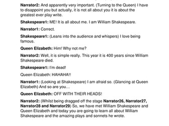 Shakespeare Class Assembly - 45 parts allocated