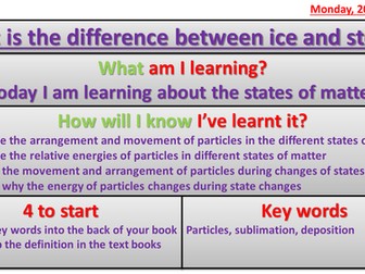 NEW GCSE Edexcel C1 states of matter