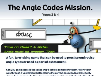Angle Codes Mission. An angle recognition game.